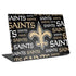 NFL New Orleans Saints Black Blast Laptop Skins