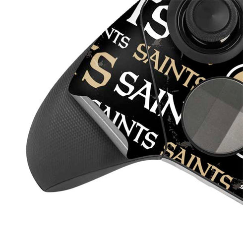 NFL New Orleans Saints Black Blast Xbox Elite Wireless Controller Series 2 Skin