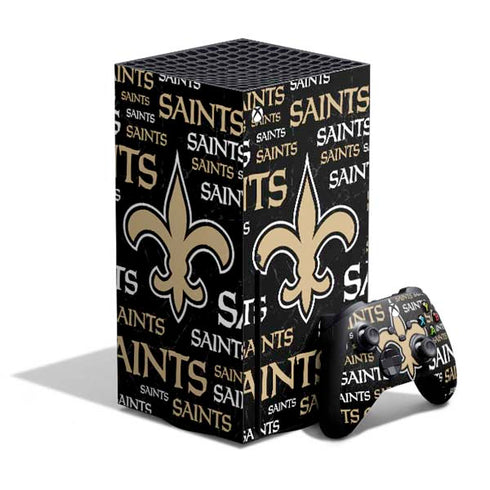 NFL New Orleans Saints Black Blast Xbox Series X Skins