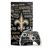 NFL New Orleans Saints Black Blast Xbox Series X Skins