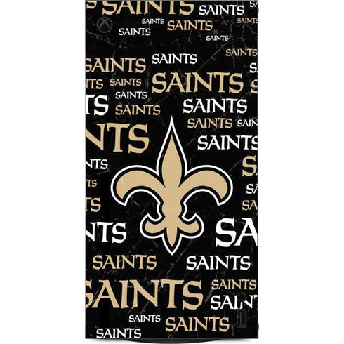 NFL New Orleans Saints Black Blast XBox Series X Digital Edition Console Skin