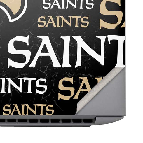 NFL New Orleans Saints Black Blast HP ZBook Fury 16 G10 Skin