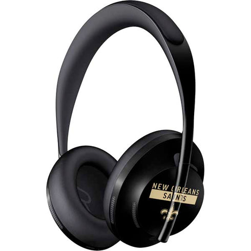 NFL New Orleans Saints Black Performance Series Bose Noise Cancelling Headphones 700 Skin