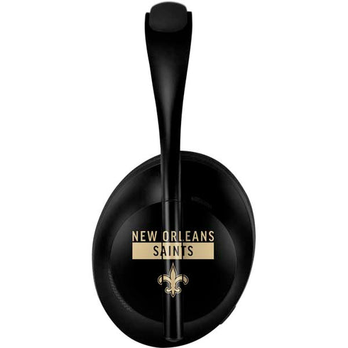 NFL New Orleans Saints Black Performance Series Bose Noise Cancelling Headphones 700 Skin