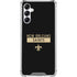 NFL New Orleans Saints Black Performance Series Gabb Phone 4 Clear Case