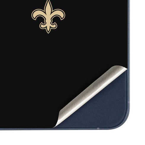 NFL New Orleans Saints Black Performance Series Galaxy A36 5G Skin