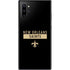 NFL New Orleans Saints Black Performance Series Galaxy Note 10 Plus Skin