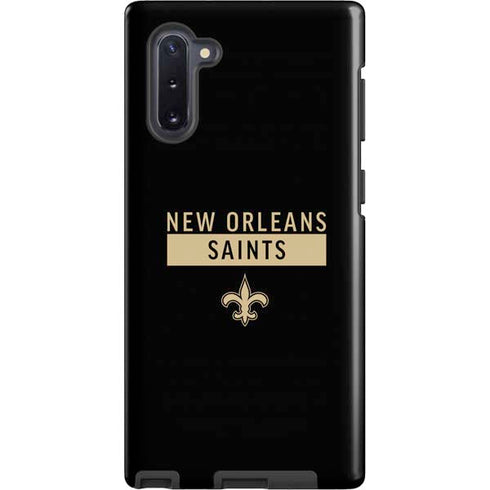 NFL New Orleans Saints Black Performance Series Galaxy Cases
