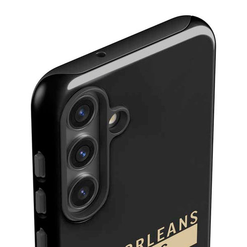 NFL New Orleans Saints Black Performance Series Galaxy S25 Impact Case