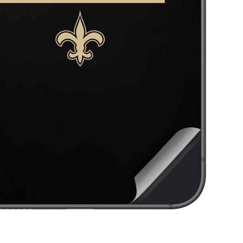 NFL New Orleans Saints Black Performance Series Galaxy S24 Skin