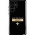 NFL New Orleans Saints Black Performance Series Galaxy S25 Ultra Impact Case