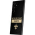 NFL New Orleans Saints Black Performance Series Galaxy S25 Ultra Skin
