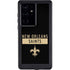 NFL New Orleans Saints Black Performance Series Galaxy S24 Ultra Waterproof Case
