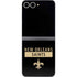 NFL New Orleans Saints Black Performance Series Galaxy Z Flip6 Skin