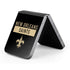 NFL New Orleans Saints Black Performance Series Galaxy Z Flip6 Skin