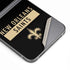 NFL New Orleans Saints Black Performance Series Galaxy Z Flip6 Skin