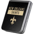 NFL New Orleans Saints Black Performance Series Galaxy Z Flip6 Skin