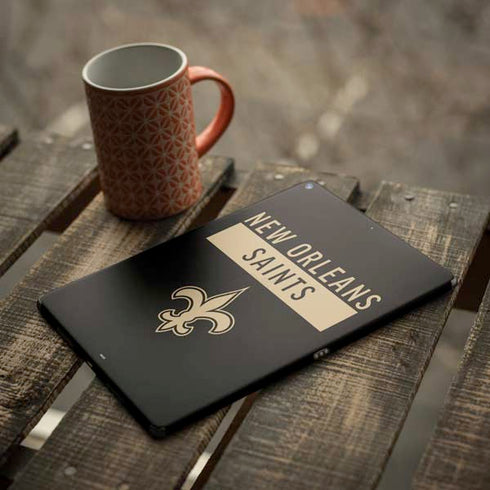 NFL New Orleans Saints Black Performance Series iPad Skins