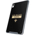 NFL New Orleans Saints Black Performance Series iPad 11th Gen (2025) Clear Case