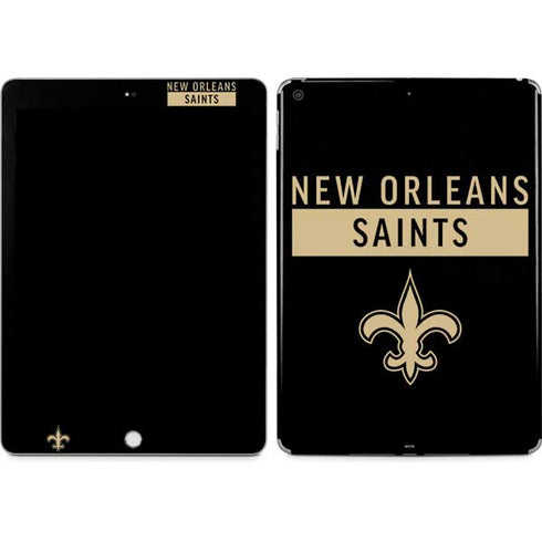 NFL New Orleans Saints Black Performance Series Apple iPad Skin