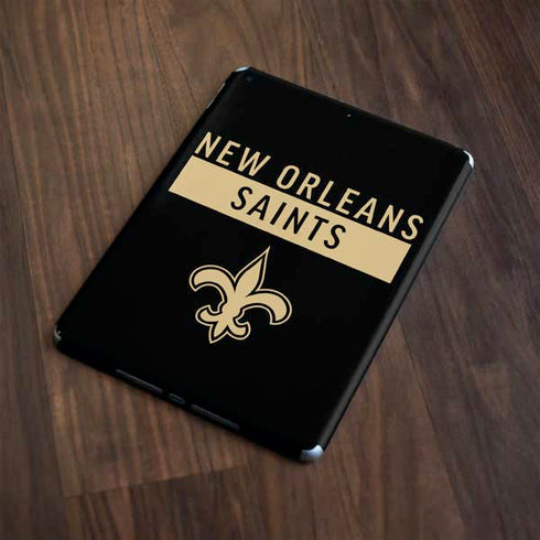 NFL New Orleans Saints Black Performance Series Apple iPad Skin