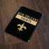 NFL New Orleans Saints Black Performance Series Apple iPad Skin