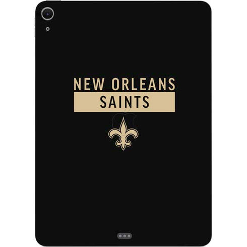 NFL New Orleans Saints Black Performance Series Apple iPad Air Skin