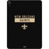 NFL New Orleans Saints Black Performance Series Apple iPad Air Skin