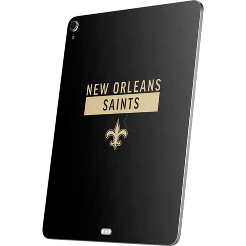 NFL New Orleans Saints Black Performance Series Apple iPad Air Skin