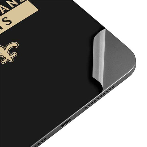 NFL New Orleans Saints Black Performance Series Apple iPad Mini Skin