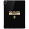 NFL New Orleans Saints Black Performance Series iPad Pro 11in (2024) Clear Case