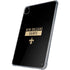 NFL New Orleans Saints Black Performance Series iPad Pro 11in (2024) Clear Case