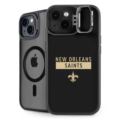 NFL New Orleans Saints Black Performance Series iPhone 13 Kickstand Case