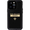 NFL New Orleans Saints Black Performance Series iPhone 15 Pro Waterproof Case
