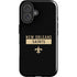 NFL New Orleans Saints Black Performance Series iPhone 16 Impact Case