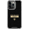 NFL New Orleans Saints Black Performance Series iPhone 16 Pro Clear Case