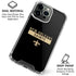NFL New Orleans Saints Black Performance Series iPhone 16 Pro Clear Case