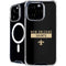 NFL New Orleans Saints Black Performance Series iPhone 16 Pro MagSafe Case