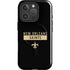 NFL New Orleans Saints Black Performance Series iPhone 16 Pro Magsafe Impact Case