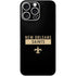 NFL New Orleans Saints Black Performance Series iPhone 16 Pro Max Skin