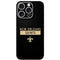 NFL New Orleans Saints Black Performance Series iPhone 16 Pro Skin