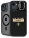 NFL New Orleans Saints Black Performance Series iPhone 16e Kickstand Case