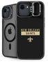 NFL New Orleans Saints Black Performance Series iPhone 16e Kickstand Case