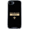 NFL New Orleans Saints Black Performance Series iPhone 16e Clear Case