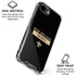 NFL New Orleans Saints Black Performance Series iPhone 16e Clear Case