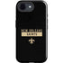 NFL New Orleans Saints Black Performance Series iPhone 16e Impact Case