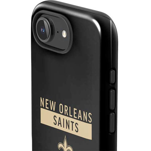 NFL New Orleans Saints Black Performance Series iPhone 16e Impact Case