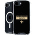 NFL New Orleans Saints Black Performance Series iPhone 16e MagSafe Case
