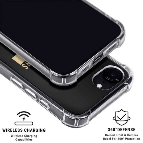 NFL New Orleans Saints Black Performance Series iPhone 16e MagSafe Case