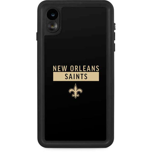 NFL New Orleans Saints Black Performance Series iPhone Cases
